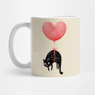 Cat Love on Valentines Day Mug